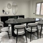 “ Black ” Model Modern Dining Set