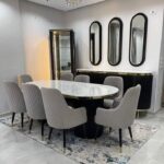 “ 3 Mirrors ” Model Modern Dining Set