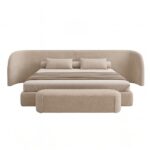 A new bed set featuring comfortable designs and materials.