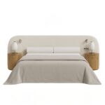 A new bed set featuring comfortable designs and materials.