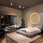 The Bubbles bedroom is made of natural wood.