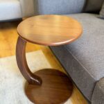 Beech wood side table