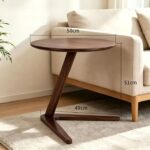 Beech wood side table