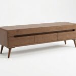  Natural wood TV stand 150 cm